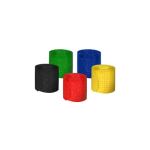 MediaRange MRCS302 Kabelbinder Kabelbinder mit Klettverschluss Nylon Schwarz, Blau, Grün, Rot, Gelb 5 Stück(e)