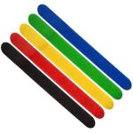 MediaRange MRCS302 Kabelbinder Kabelbinder mit Klettverschluss Nylon Schwarz, Blau, Grün, Rot, Gelb 5 Stück(e)