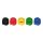 MediaRange MRCS302 Kabelbinder Kabelbinder mit Klettverschluss Nylon Schwarz, Blau, Grün, Rot, Gelb 5 Stück(e)