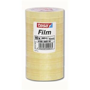 TESA 57388-00001-00 Schreibwaren-Klebeband 66 m Transparent 10 Stück(e)