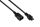 Alcasa P1405-S010 Stromkabel Schwarz 1 m C14-Koppler C5-Koppler