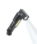 TROIKA ECO KNICKLICHT Schwarz Hand-Taschenlampe + Stirnband-Taschenlampe COB LED