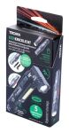 TROIKA ECO KNICKLICHT Schwarz Hand-Taschenlampe + Stirnband-Taschenlampe COB LED