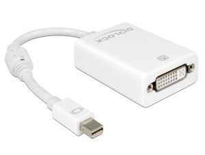 DeLOCK Adapter mini Displayport / DVI FM 0,18 m Weiß