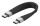 Techly ICOC-USBC-FL-U4 USB Kabel USB4 Gen 2x2 0,124 m 40 Gbit/s 1000 W Schwarz
