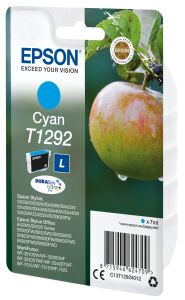 Epson T1292 Apfel DURABrite Ultra Single Cyan Tinte