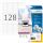 HERMA Dia-Etiketten A4 43.2x8.5 mm weiß Papier matt 3200 St.