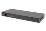 Digitus 24-Port Gigabit PoE Netzwerkswitch,19 Zoll, L2 managed, 2 Uplink Ports, SFP, 430 W, af/at