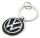 TROIKA VW VOLKSWAGEN KEYRING Schlüsselring Schwarz, Silber