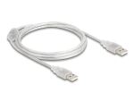 DeLOCK 83888 USB Kabel USB 2.0 1,5 m USB A 0,48 Gbit/s Transparent