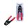 LogiLink WZ0004 Kabel-Crimper Crimpwerkzeug Schwarz, Rot