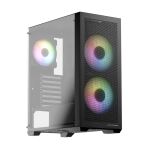 LC-Power LC-717B-ON Computer-Gehäuse Midi Tower Schwarz