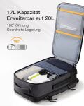Inateck BP03006 Rucksack Reiserucksack Schwarz