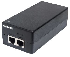 Intellinet Gigabit Ultra PoE-Injektor, 1 x 60 Watt-Port, 802.3at/af-konform, Kunststoffgehäuse
