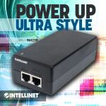 Intellinet Gigabit Ultra PoE-Injektor, 1 x 60 Watt-Port,...