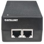 Intellinet Gigabit Ultra PoE-Injektor, 1 x 60 Watt-Port, 802.3at/af-konform, Kunststoffgehäuse