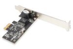 Digitus Single Port 2,5 Gigabit Ethernet Netzwerkkarte, RJ45, PCI Express, Realtek Chipsatz