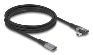 DELOCK USB 20 Gbps Verlängerungskabel gewinkelt linksrechts