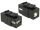 DELOCK Keystone USB B Buchse schwarz