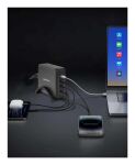 Manhattan 102667 Ladegerät für Mobilgeräte Handy, Laptop, Tragbare Spielekonsole, Smartphone, Tablets Schwarz AC Schnellladung Drinnen