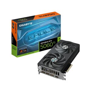 GIGABYTE GeForce RTX 5060 Ti EAGLE OC 8G Grafikkarte – 8 GB GDDR7, 128 Bit, PCI-E 5.0, 2617 MHz Kernfrequenz, 3 x DisplayPort, 1 x HDMI, GV-N506TEAGLE OC-8GD