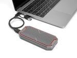 DELOCK EXG M.2 NVMe PCIe SSD + 2xUSB 20Gbps USB-C Buc. RGB