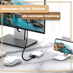 Inca ITPC-04T Schnittstellen-Hub USB Typ-C 5000 Mbit/s Silber, Weiß
