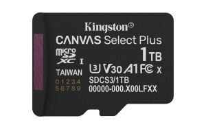 Kingston Technology 1TB micSDXC Canvas Select Plus Gen3 150R A1 (Ohne SD-Adapter)