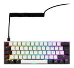 Sharkoon SGK50 S4 Tastatur Haus USB QWERTZ Deutsch Weiß