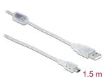 DeLOCK 1.5m, USB2.0-A/USB2.0 Mini-B USB Kabel 1,5 m USB A...