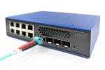 Digitus Industrieller 8+4 10G Uplink Port L3 managed Gigabit Ethernet PoE Switch