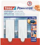 TESA Powerstrips Drinnen Handtuchhaken Weiß 2...