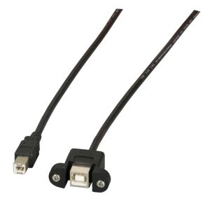 EFB Elektronik K5293SW.1V2 USB Kabel USB 2.0 1 m USB B 0,48 Gbit/s Schwarz