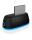 ICY BOX IB-1124L-C3, 1 bay SATA III SSD/HDD DockingStation, USB 3.2 Gen 1 Type-C®/Type-A, black