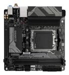 GIGABYTE A620I AX Motherboard - Unterstützt AMD Ryzen 8000 CPUs, 5+2+1 Phasen Digital VRM, bis zu 6400MHz DDR5 (OC), 1xPCIe 4.0 M.2, Wi-Fi 6E, 2.5GbE LAN, USB 3.2 Gen 2