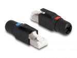 DELOCK RJ45 Stecker feldkonfektionierbar Cat.6A
