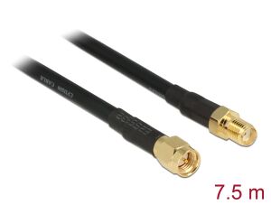 DELOCK HF Kabel SMA -> SMA St/Bu 7.50m low loss
