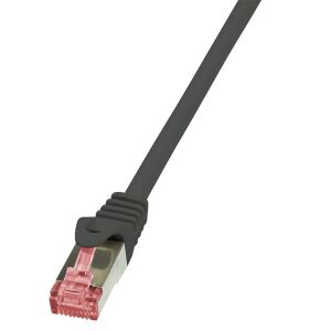 LogiLink 0.5m Cat.6 S/FTP Netzwerkkabel Schwarz 0,5 m Cat6 S/FTP (S-STP)