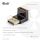CLUB3D CAC-1008 Kabeladapter DisplayPort Schwarz