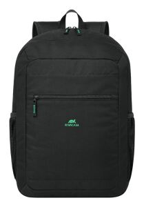 Rivacase Gremio Rucksack City backpack Schwarz Polyester, Recyceltes Polyethylenterephthalat (rPET)