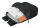 Rivacase Gremio Rucksack City backpack Schwarz Polyester, Recyceltes Polyethylenterephthalat (rPET)