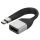 Techly ICOC-USBC-DP12 Videokabel-Adapter 0,131 m USB Typ-C DisplayPort Schwarz