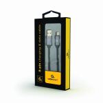 Gembird CCB-MUSB2B-AMLM-6 Lightning-Kabel 1,8 m Schwarz