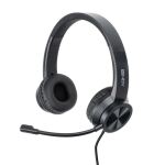 Lindy 20439 Kopfhörer & Headset Kabelgebunden Kopfband Büro/Callcenter USB Typ-C Schwarz