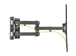 Equip 650328 Neig-/schwenkbare Eck-TV-Wandmontagehalterung, 23 bis 55 Zoll