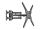 Equip 650328 Neig-/schwenkbare Eck-TV-Wandmontagehalterung, 23 bis 55 Zoll