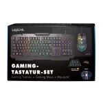 LogiLink ID0185 Tastatur Maus enthalten Gaming USB QWERTY Englisch Schwarz