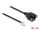 DeLOCK Kabel RJ10 Stecker zu RJ10 Buchse zum Einbau 30 cm schwarz