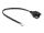 DeLOCK Kabel RJ10 Stecker zu RJ10 Buchse zum Einbau 30 cm schwarz