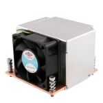 Inter-Tech R-5 Prozessor Kühler 6 cm Aluminium, Schwarz